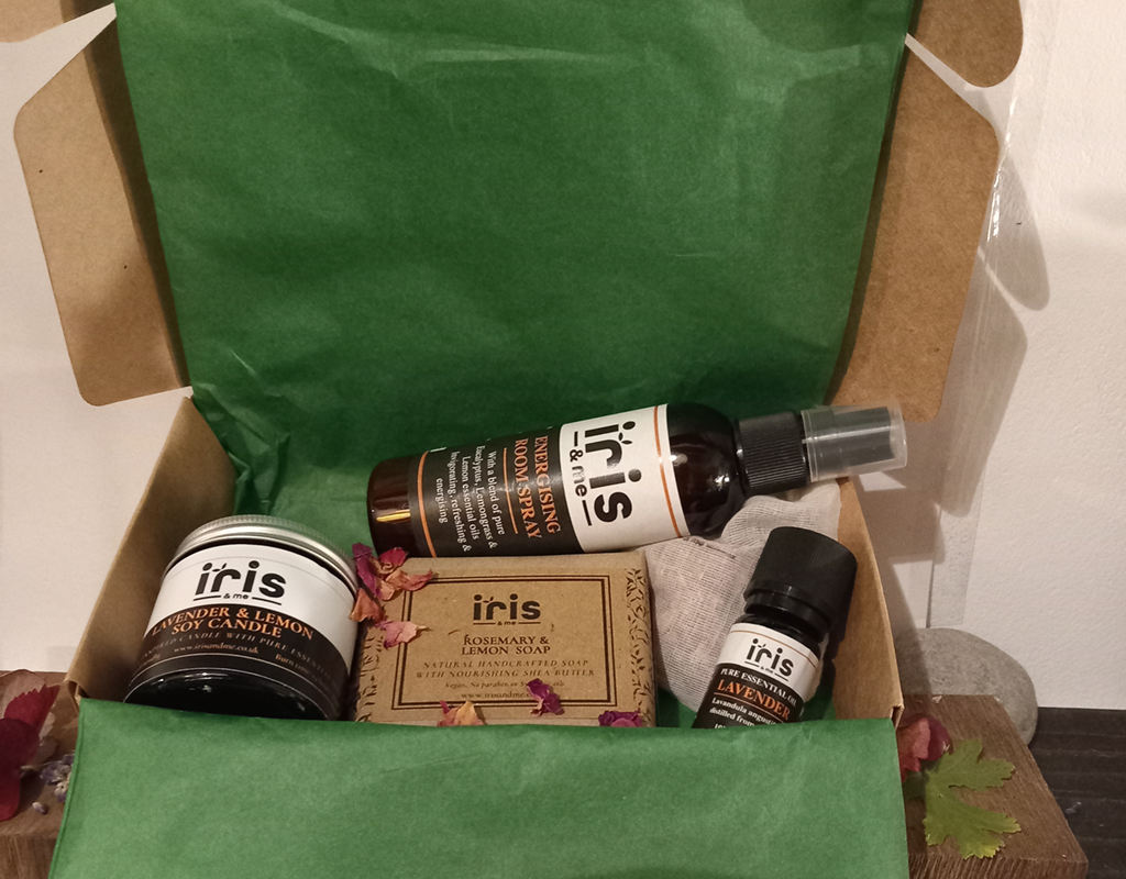 De-stress wellbeing gift box
