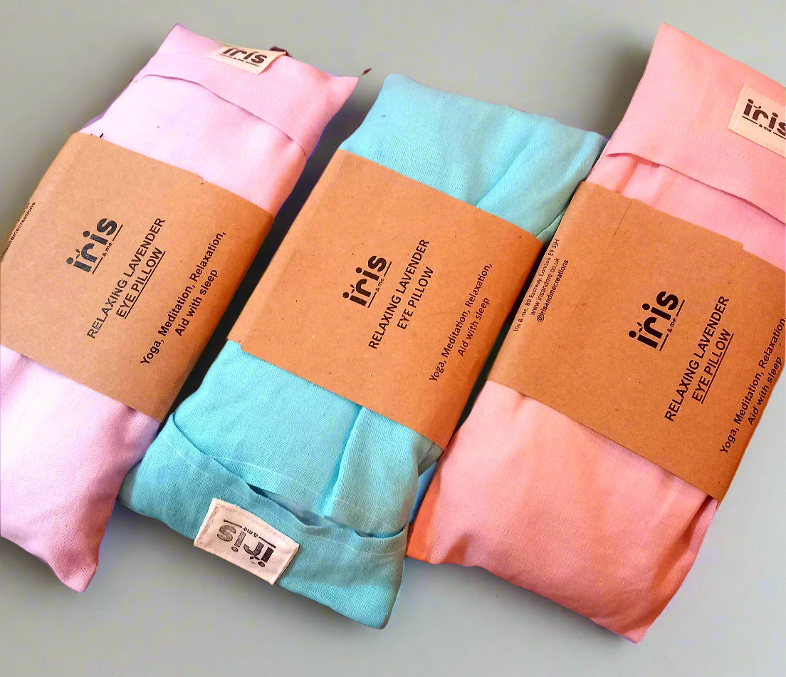 Relaxing Lavender Eye pillow with organic filling
