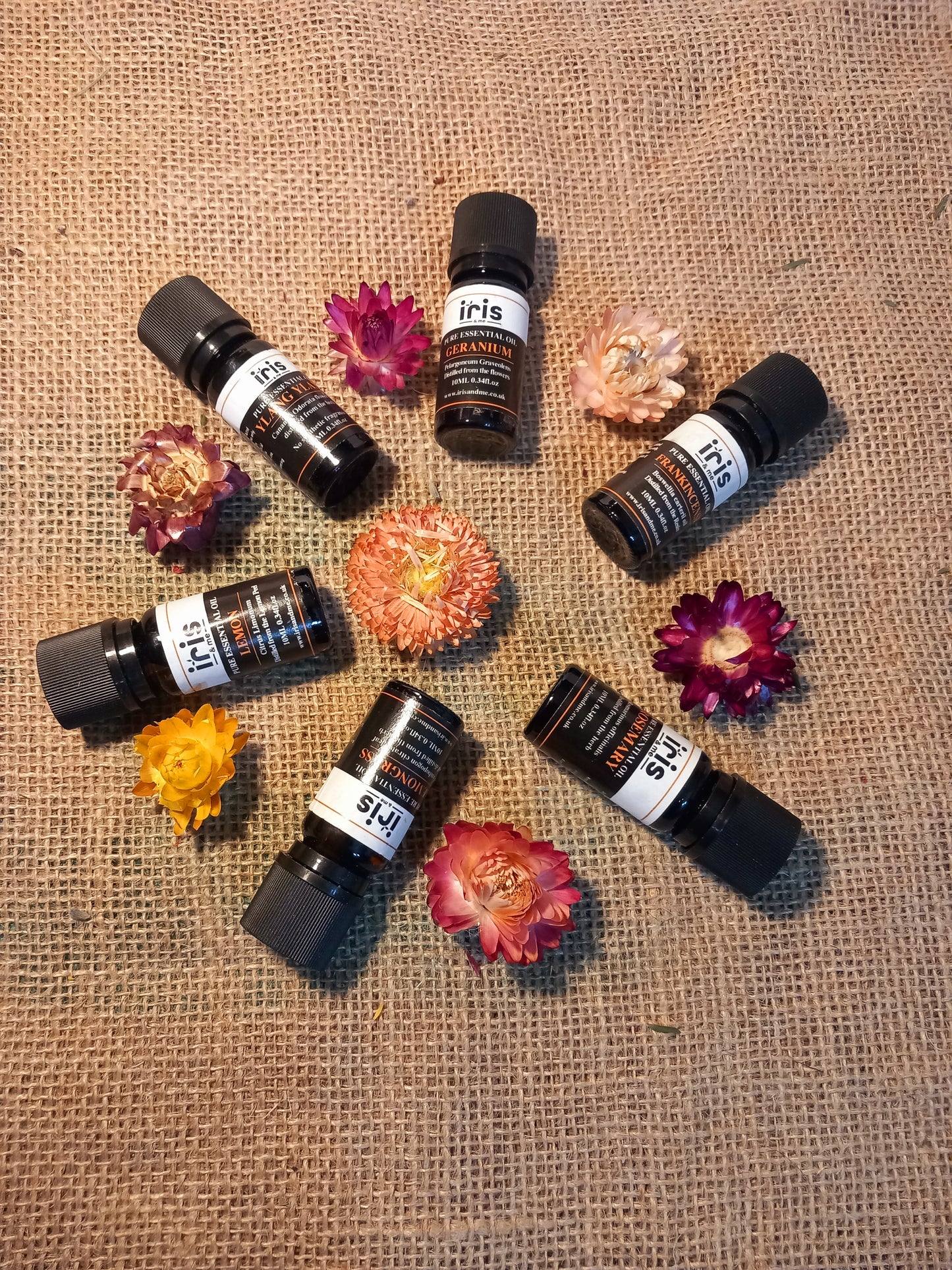 Essential oil collection box