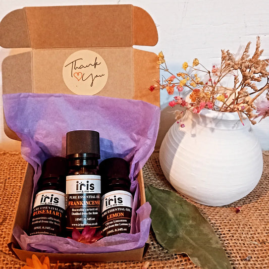 Essential oil collection box