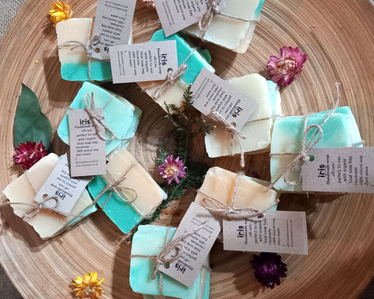Soap end bundles & and exfoliating soap bag